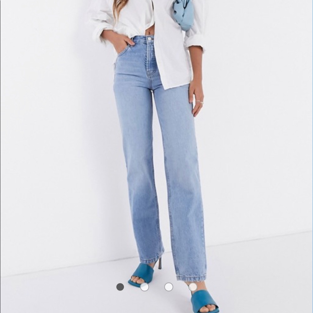 ASOS Light Wash Straight Leg Jeans NEW